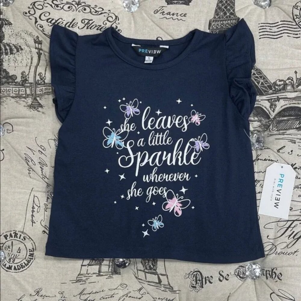 PREVIEW Girls  Butterfly  Tee